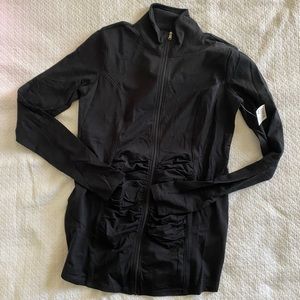 Motherhood Maternity Black Zip Sweater.